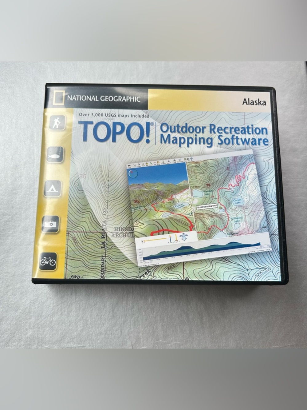 National Geographic TOPO! Alaska - Complete 10 Disc Set - MINT vintage
